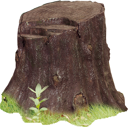 Simulation tree stump speaker bcp-611a